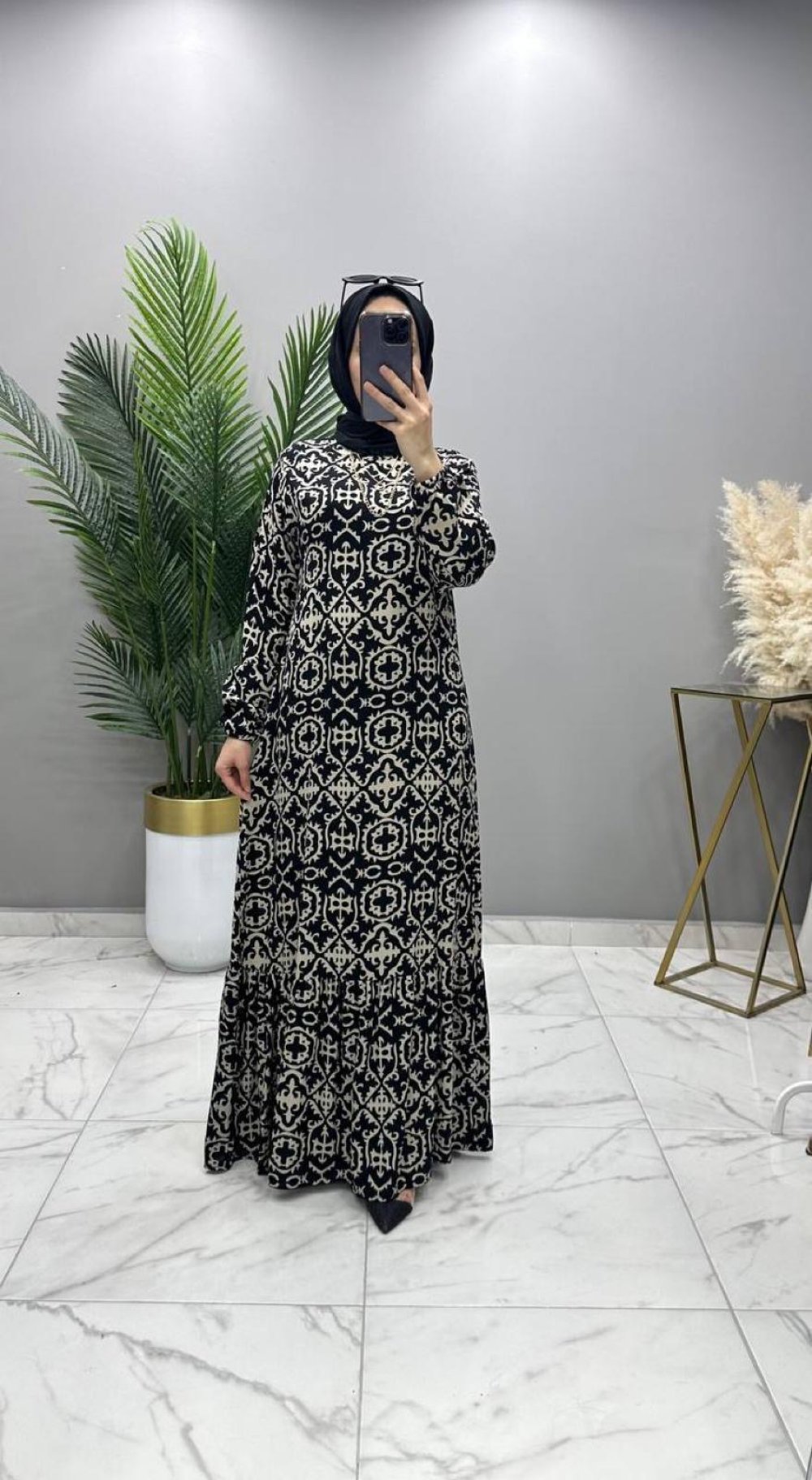 Nermin Elbise Siyah — Siyah