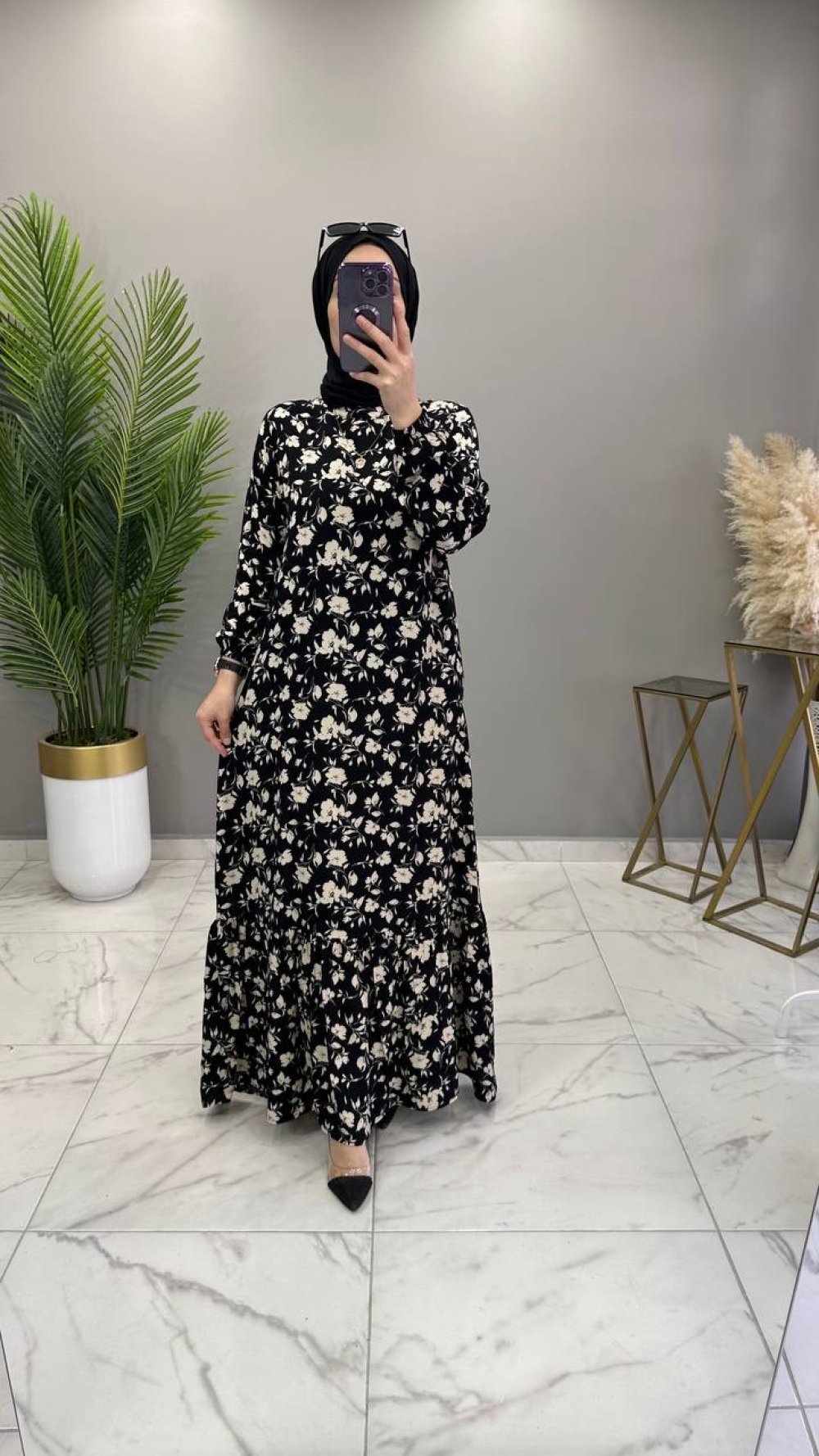 Eflin Elbise Siyah — Siyah