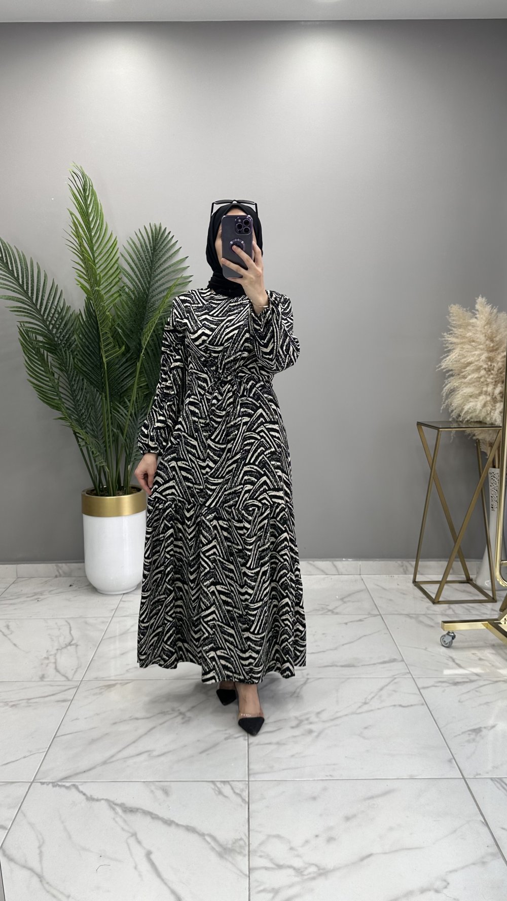 İrem Elbise Siyah — Siyah
