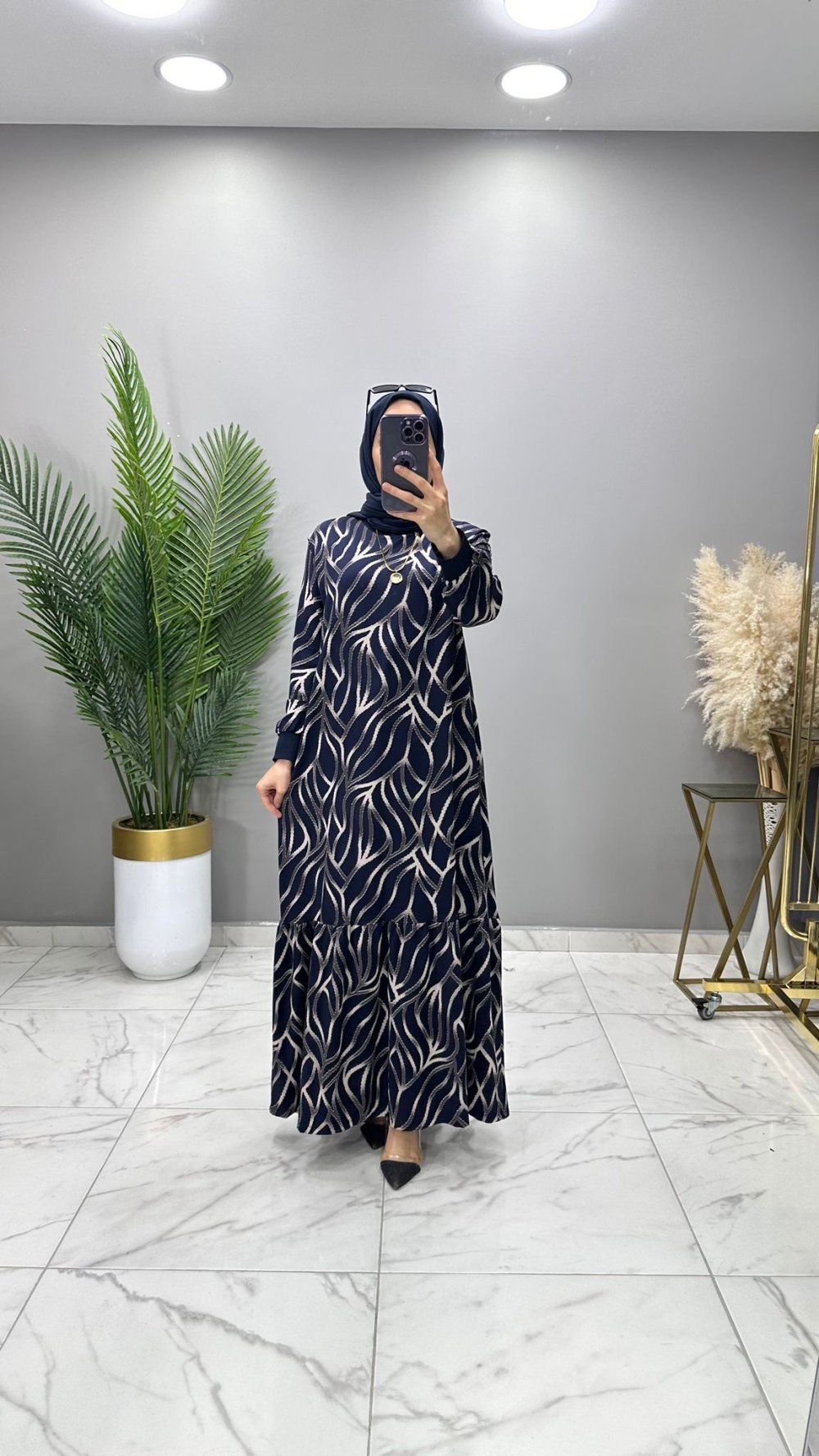 Evsa Elbise Siyah — Lacivert