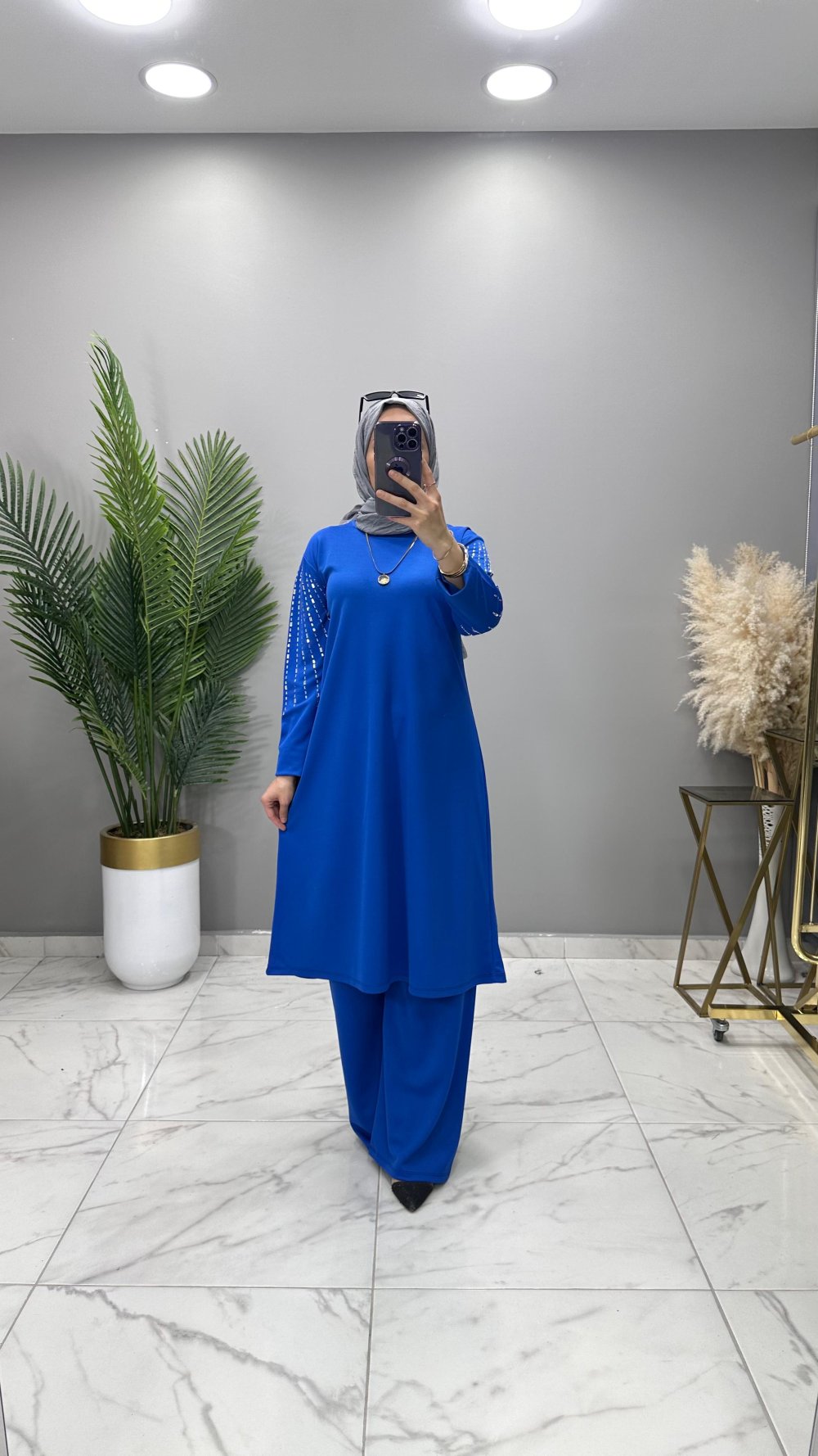 Esila Takım Saks — Saks Mavisi
