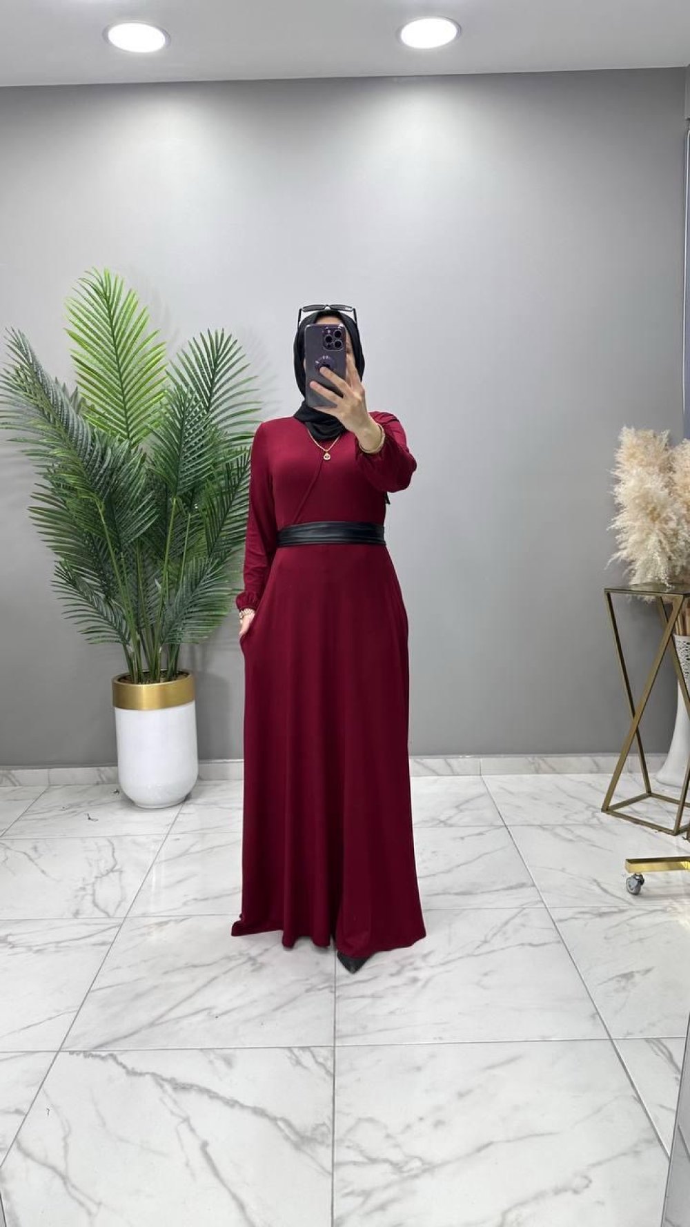 Ferda Elbise Bordo — Bordo