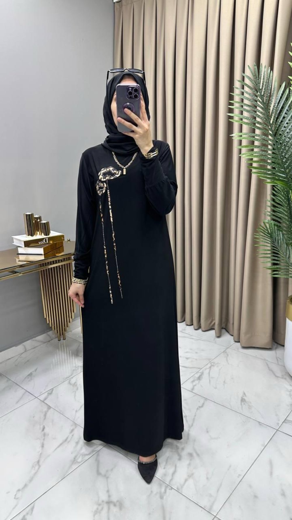 Ahunaz Elbise Siyah — Siyah