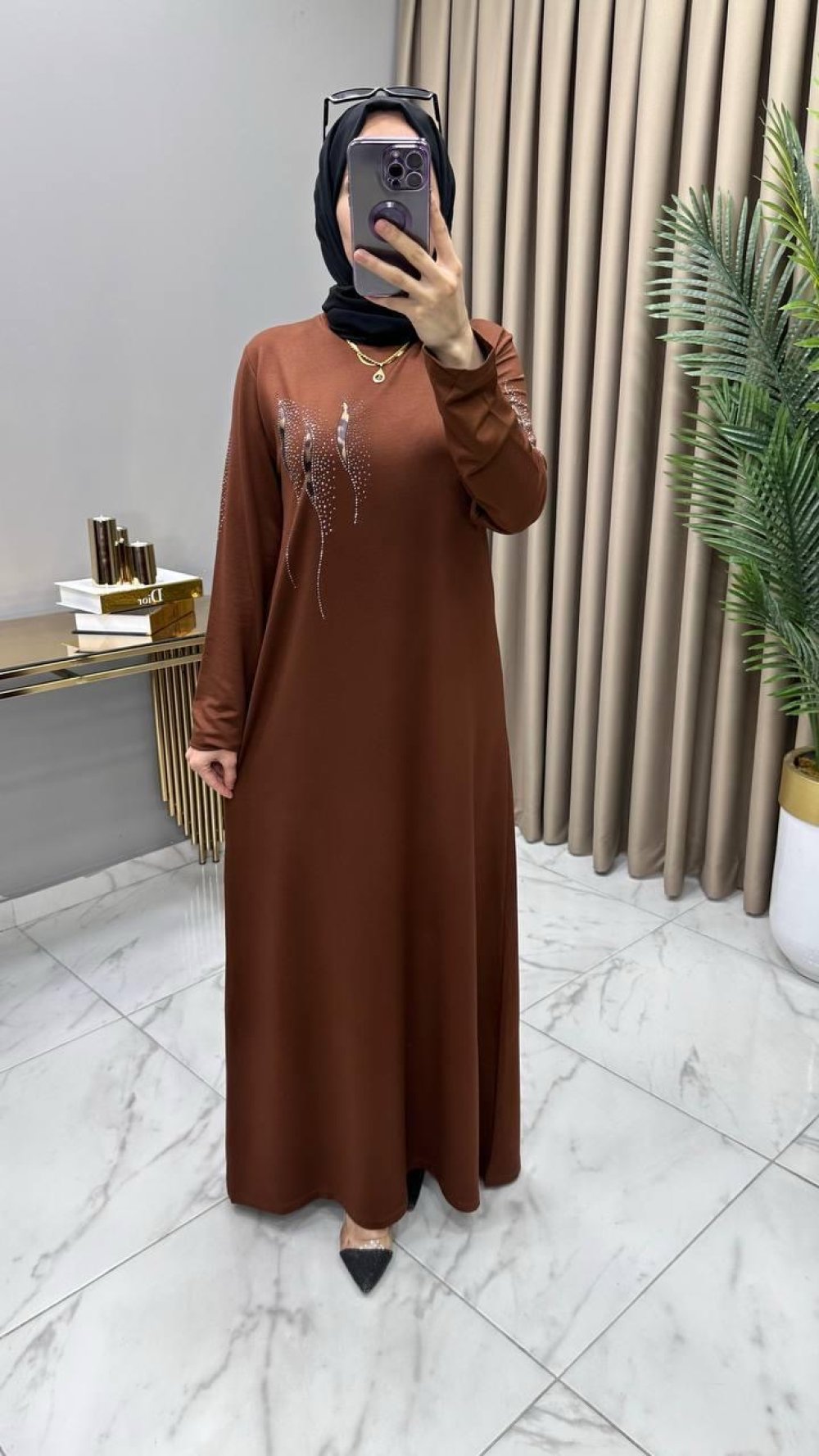 Rengin Elbise Taba — Taba