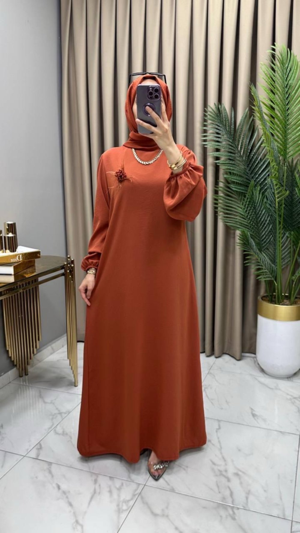 Mila Elbise Turuncu — Turuncu