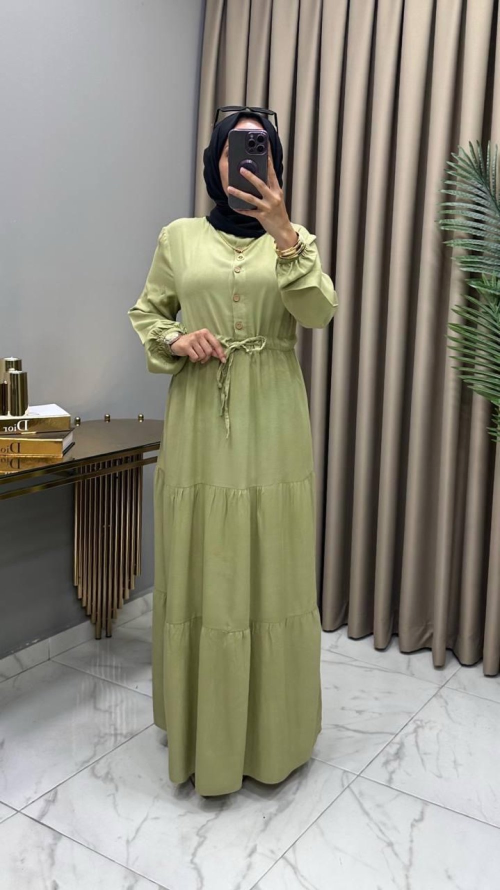 Yaren Elbise Mint — Mint Yeşili