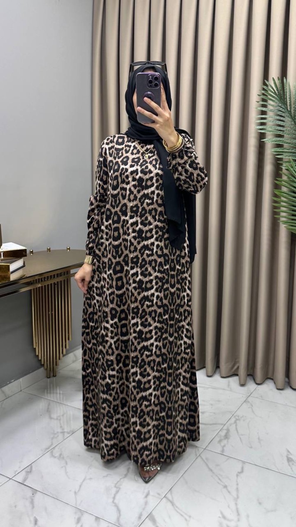 Sıla Elbise Leopar — Leopar