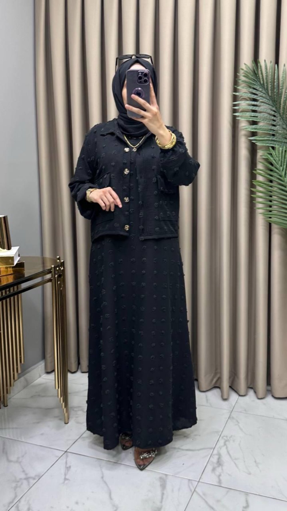 Rana Ceketli Elbise Takım Siyah — Siyah