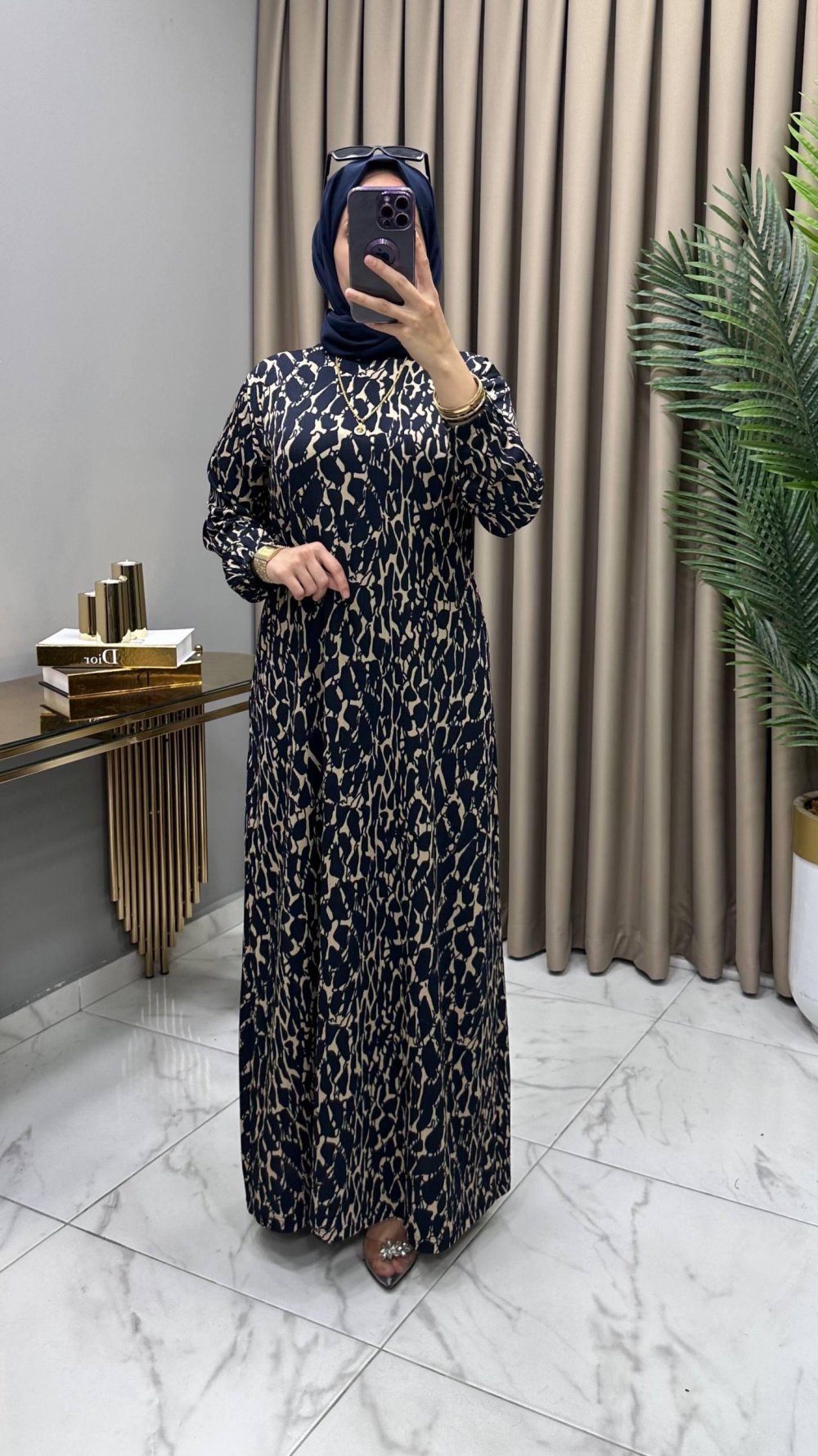 Açelya Elbise Lacivert — Lacivert