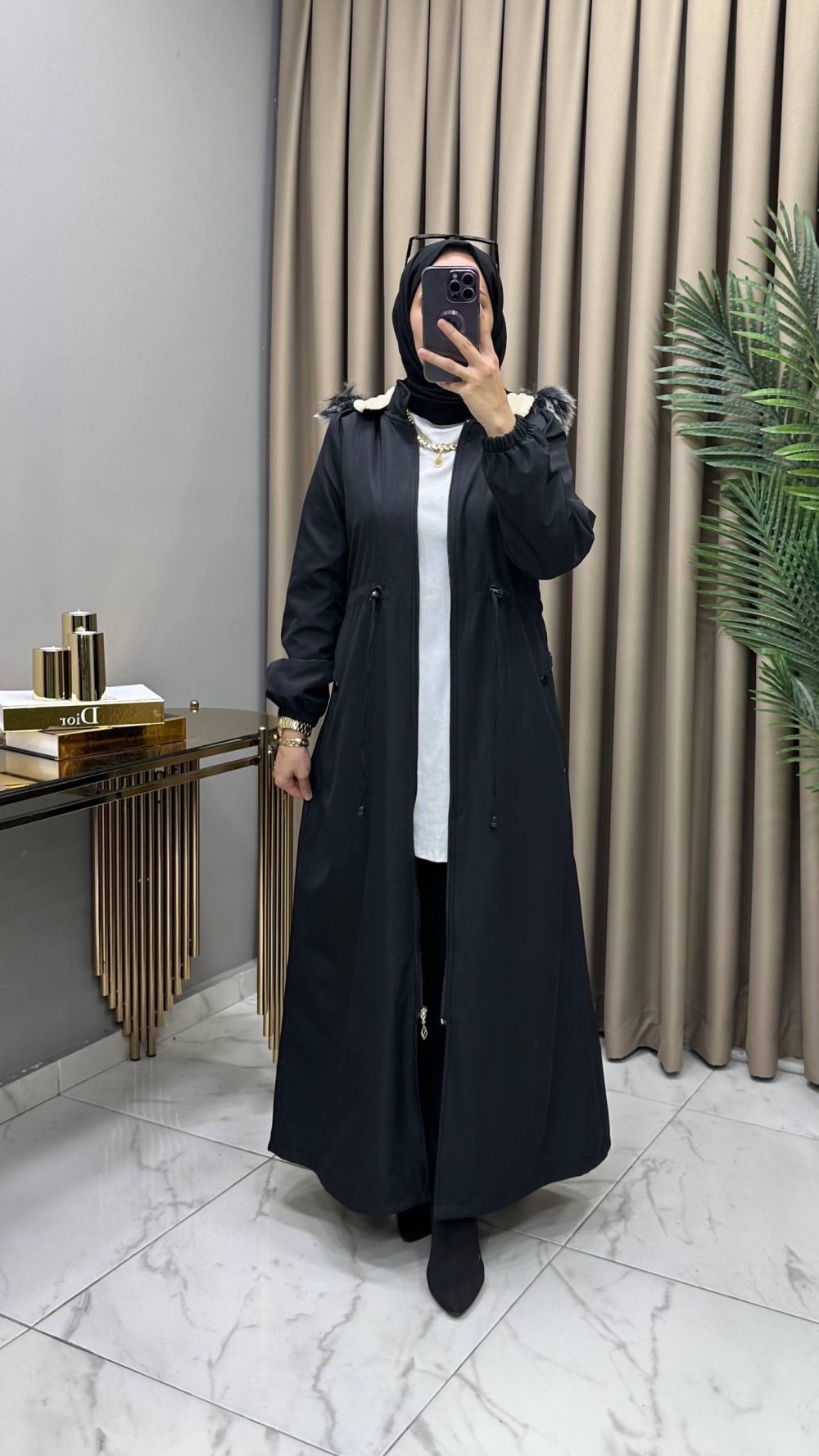 Kışlık Parka Mont Siyah — Siyah