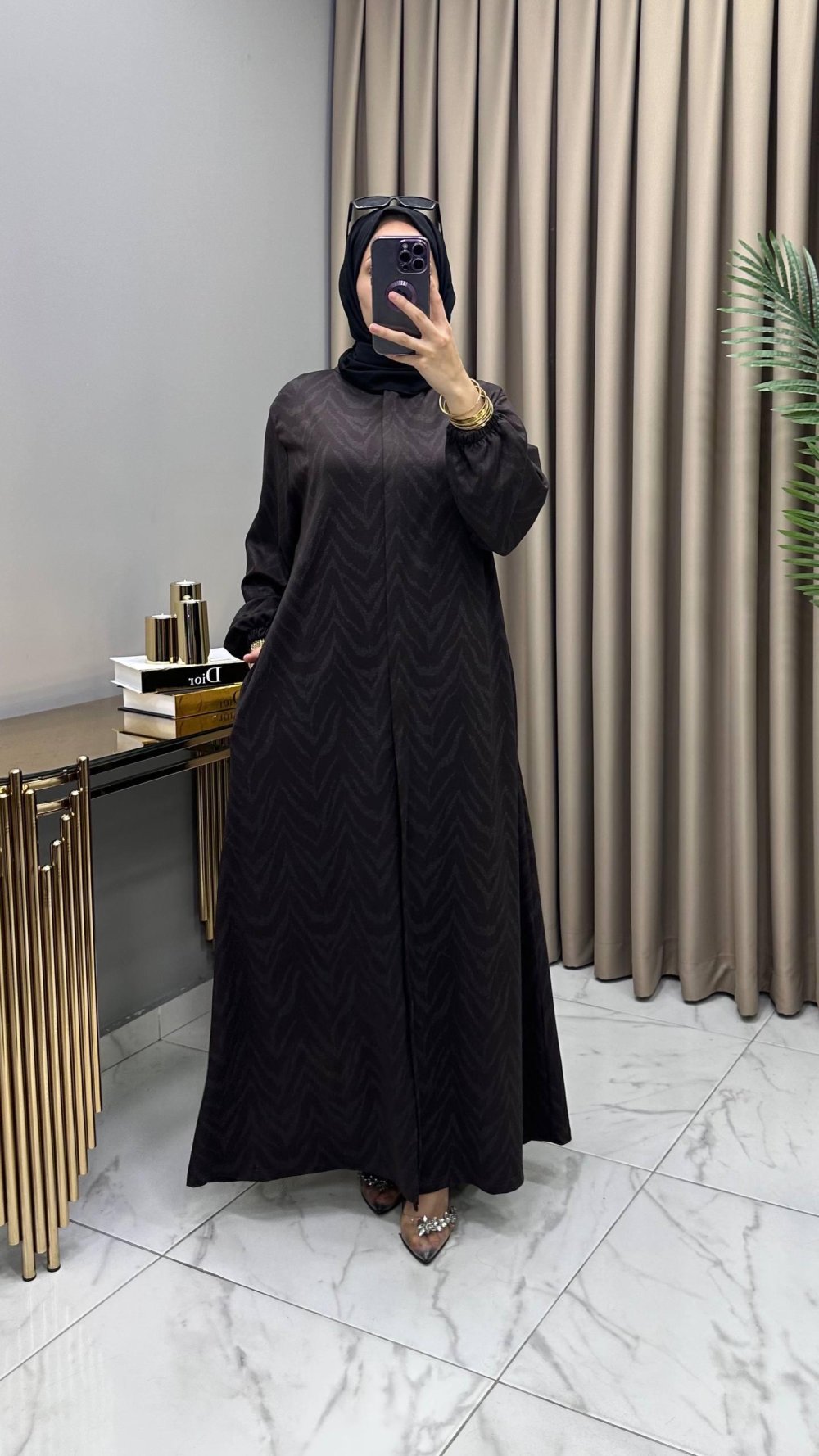 Yelda Ferace Mevlana Kesim Kahve — Kahverengi