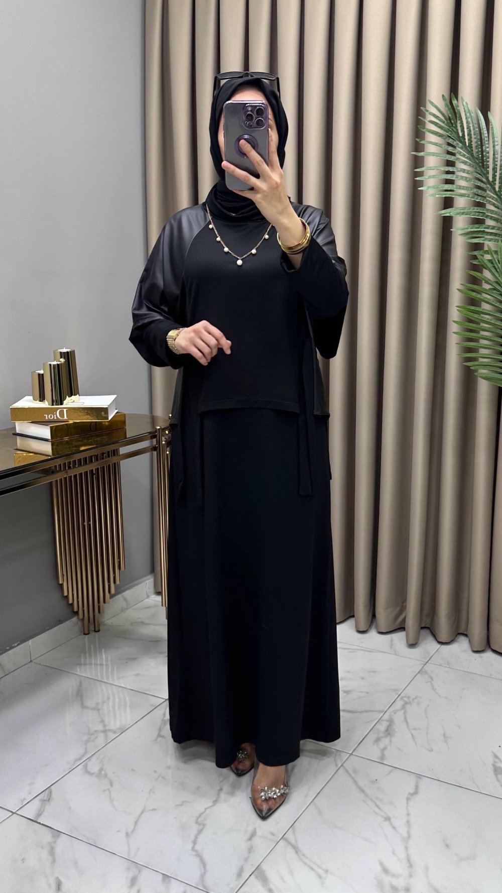 Esra Elbiseli Takım Siyah — Siyah