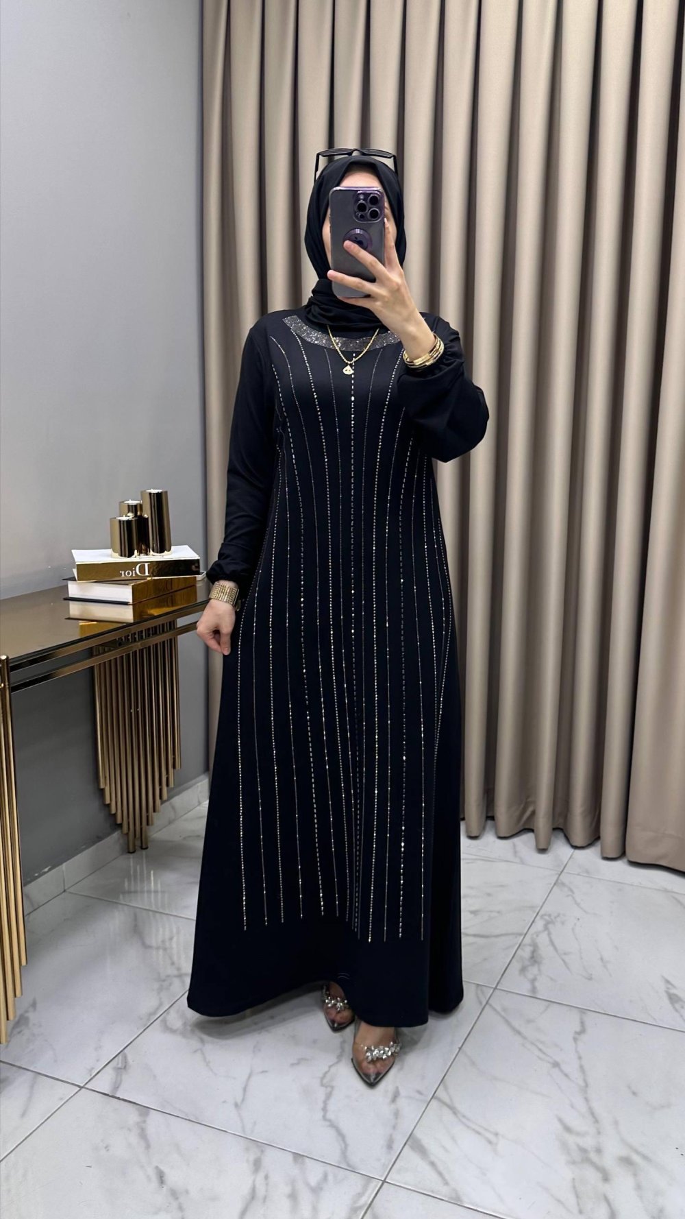 Reyhan Abiye Elbise Siyah — Siyah