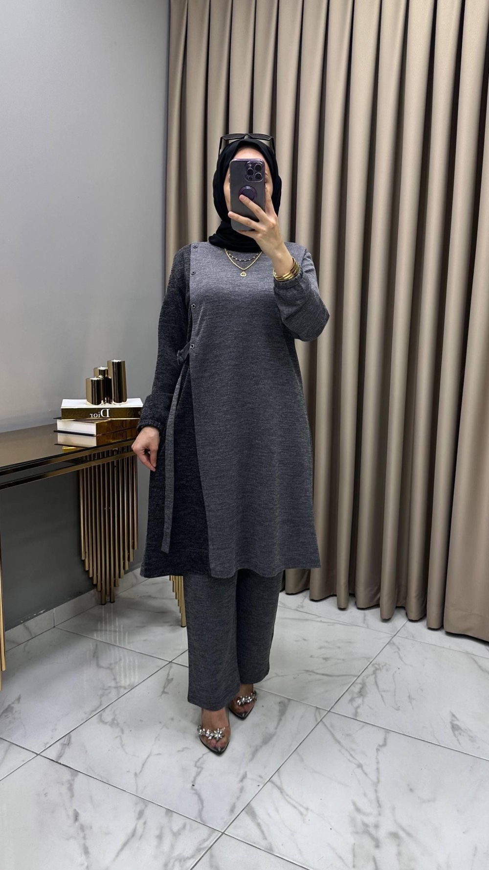 Bedia Takım Füme — Füme