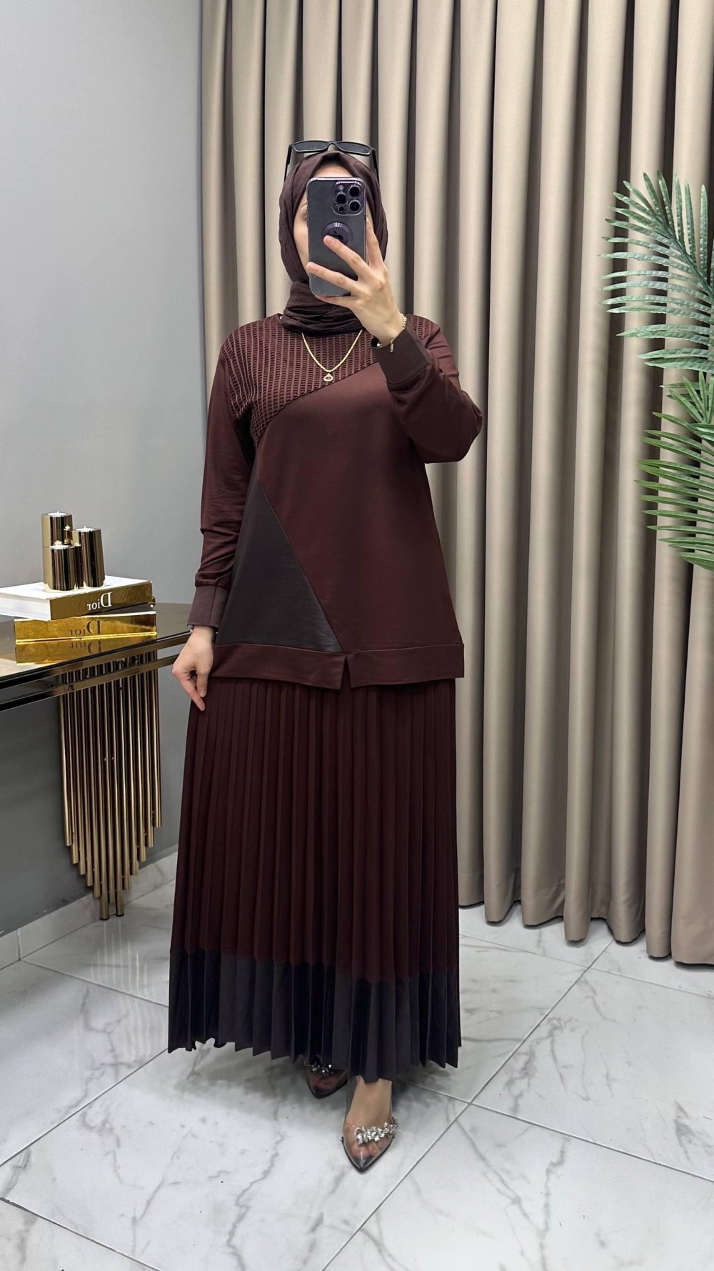 Ala Takım Kahve — Kahverengi