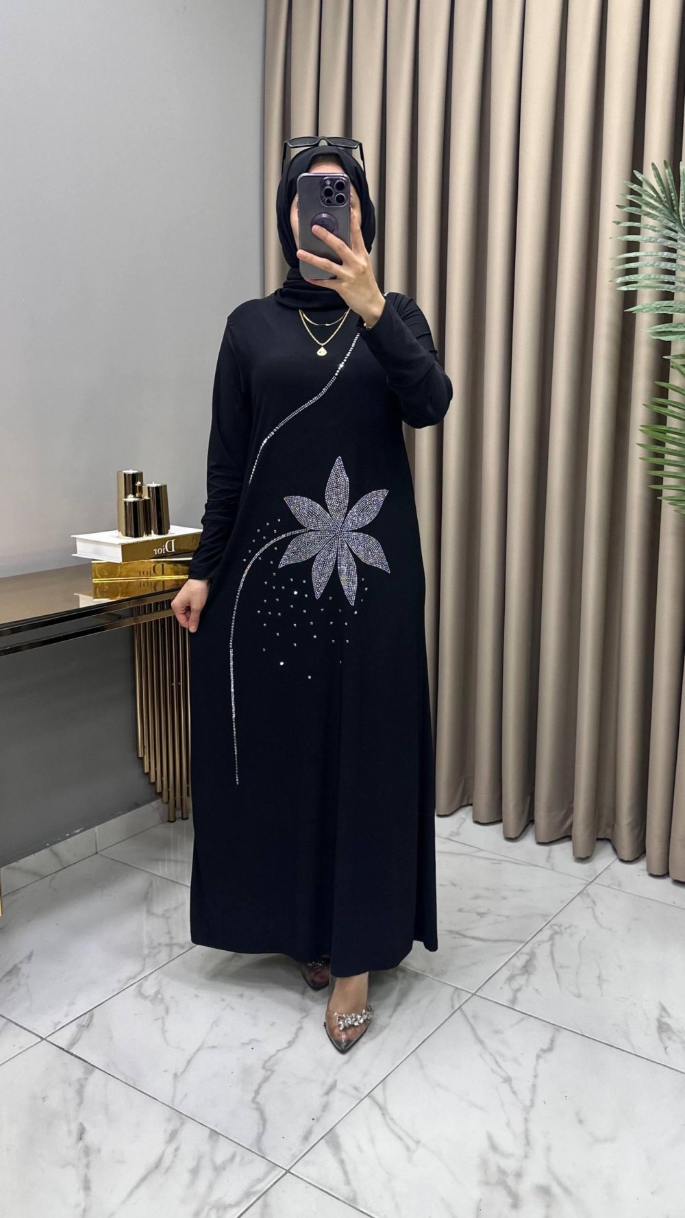 Tanem Abiye Elbise Siyah — Siyah