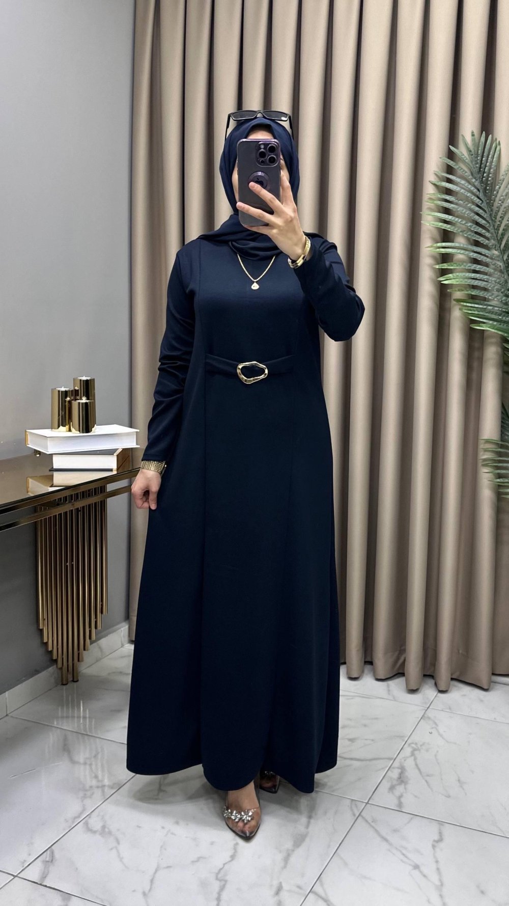 Cevher Elbise Lacivert — Lacivert