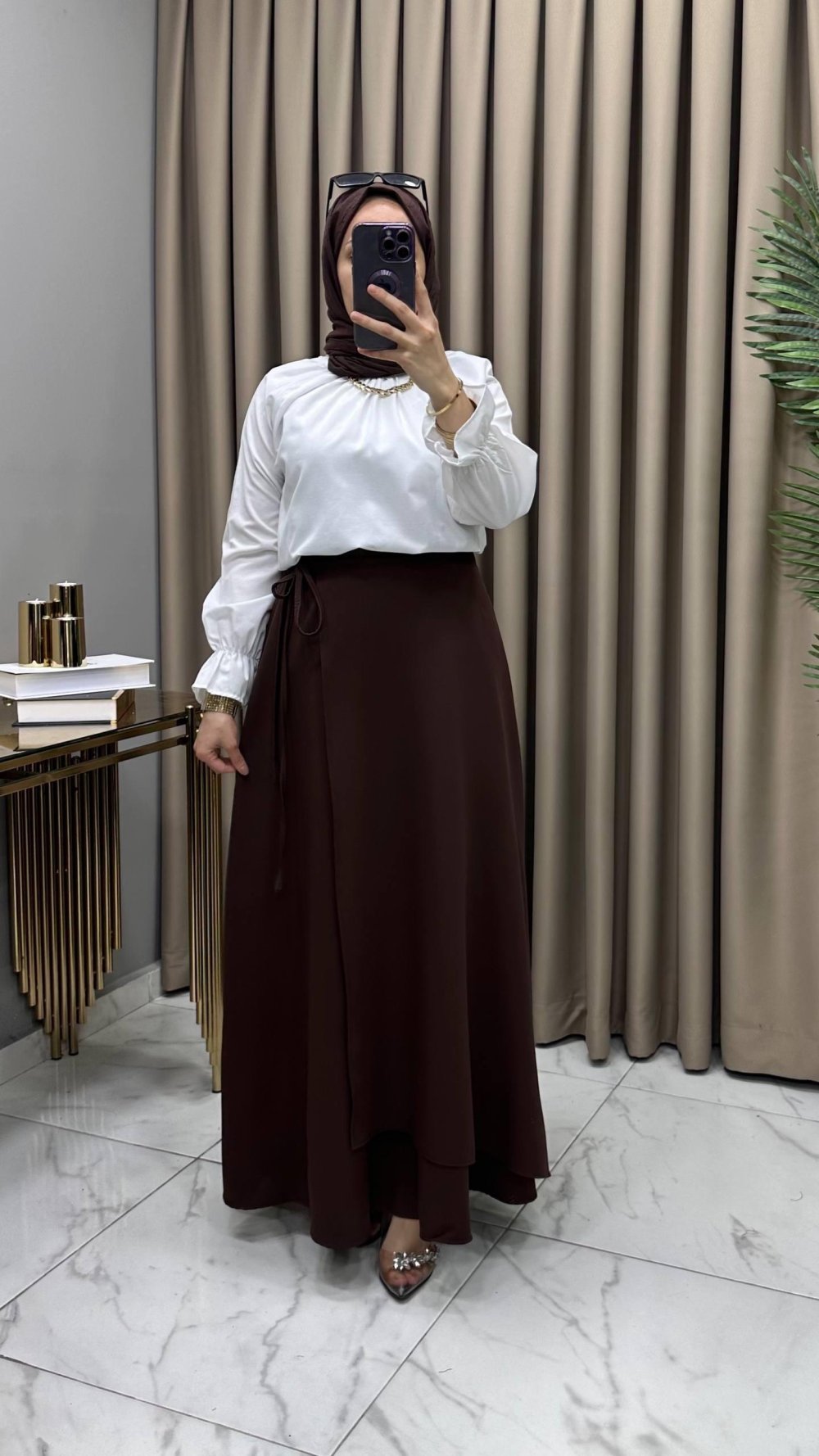 Rüya Takım Bordo — Kahverengi