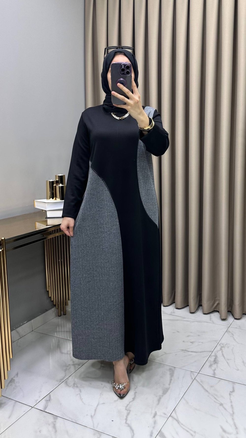 Meva Elbise Siyah — Siyah