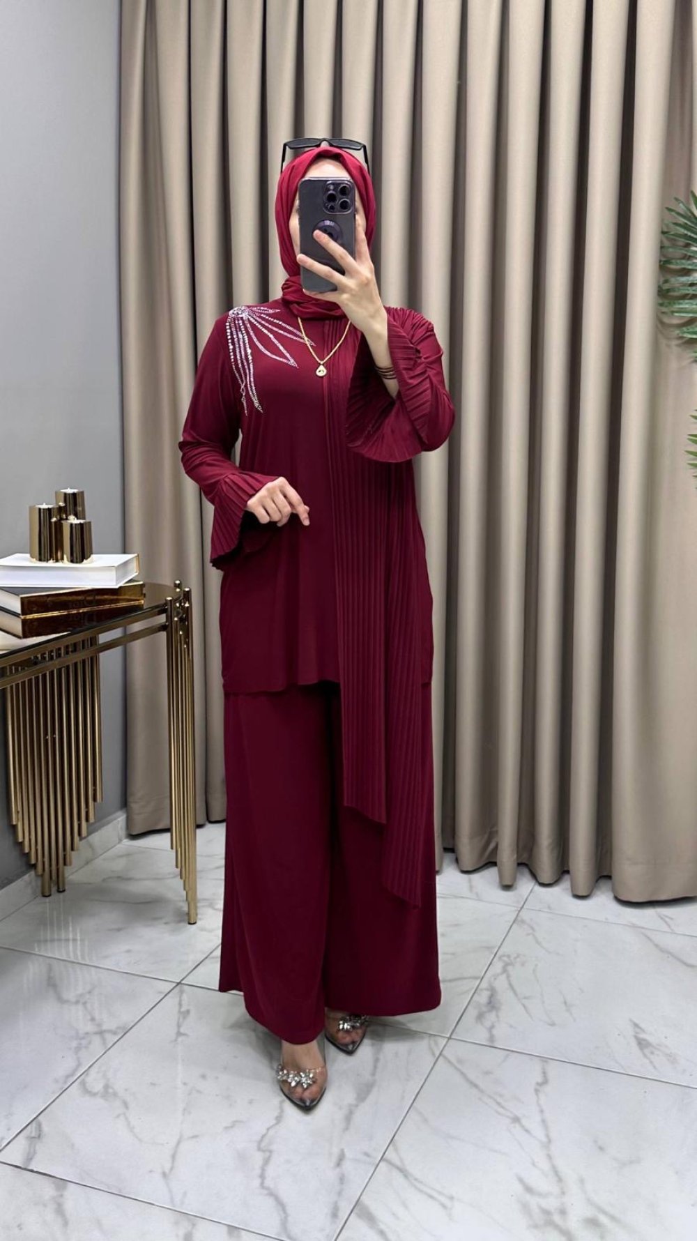 Perihan Takım Bordo — Bordo