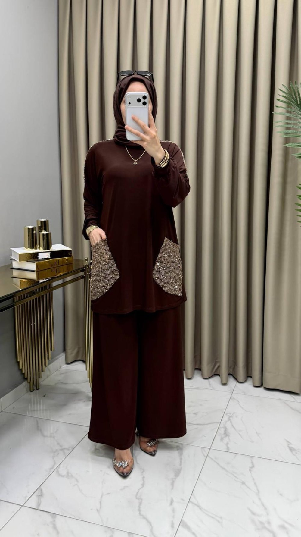 Neslihan Takım Kahve — Kahverengi