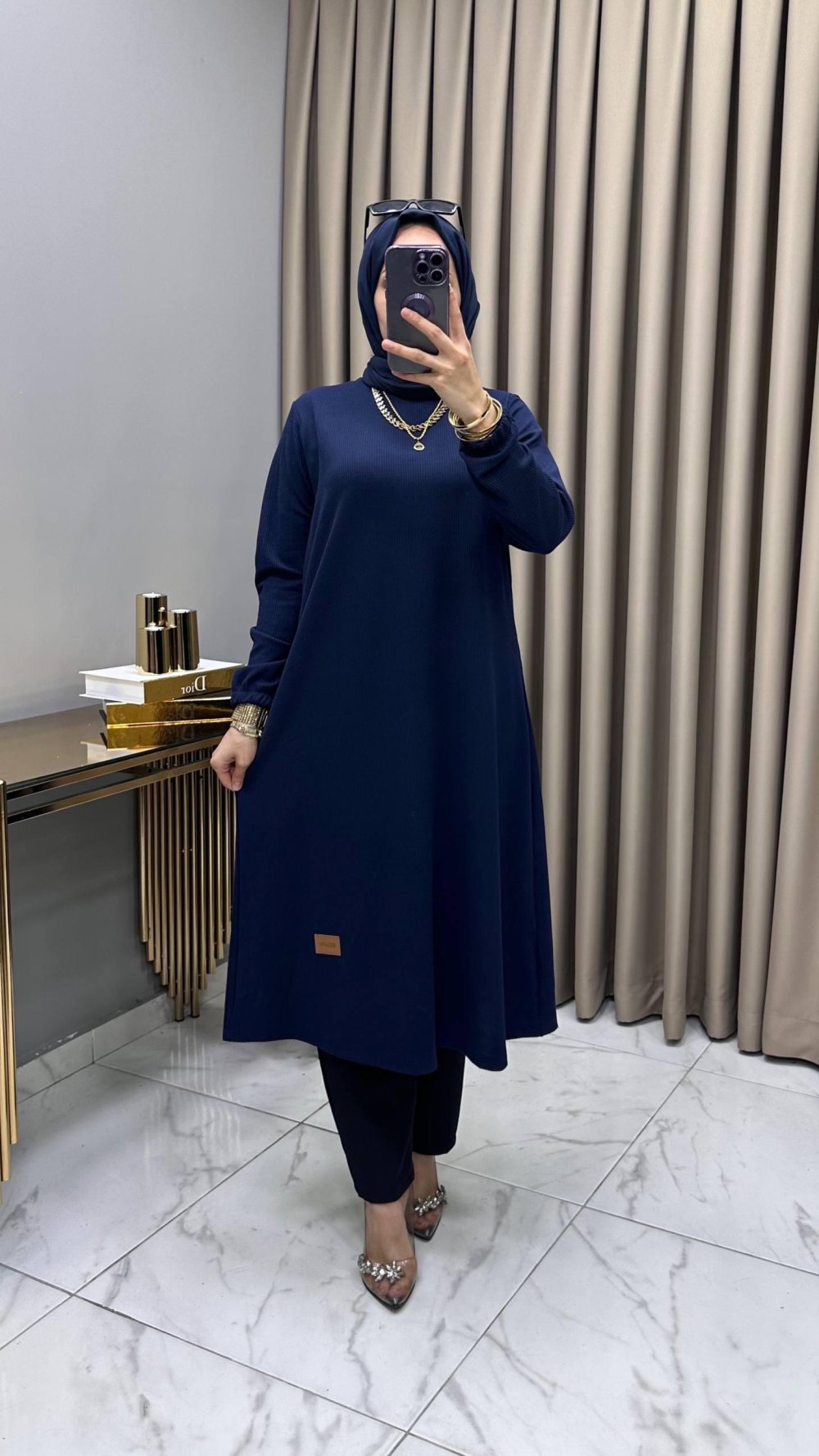 Filiz Tunik Füme — Lacivert
