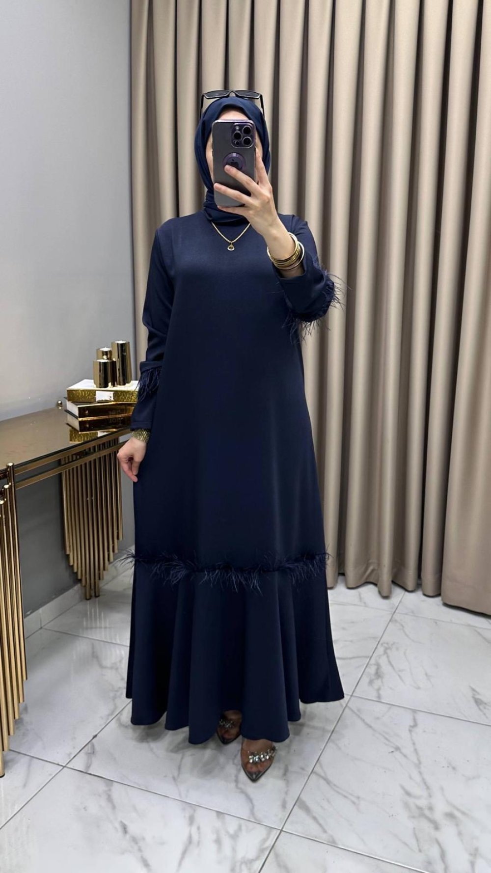 Meyra Elbise Lacivert — Lacivert