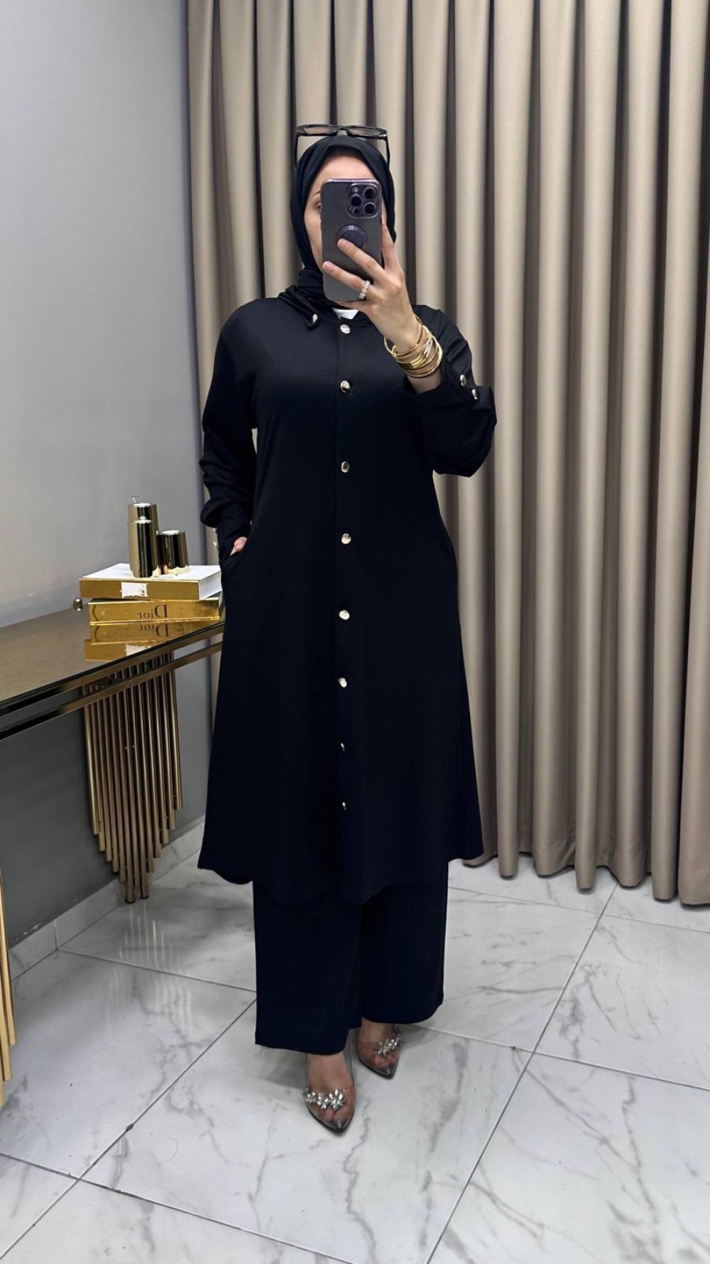 Rabia Takım Füme — Siyah
