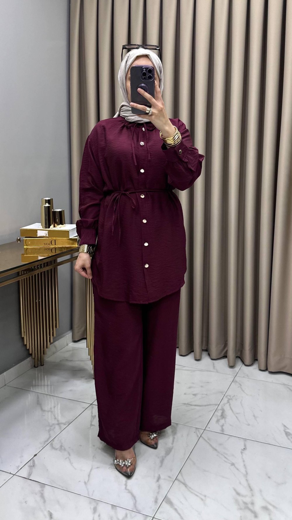 Büşra Takım Bordo — Bordo