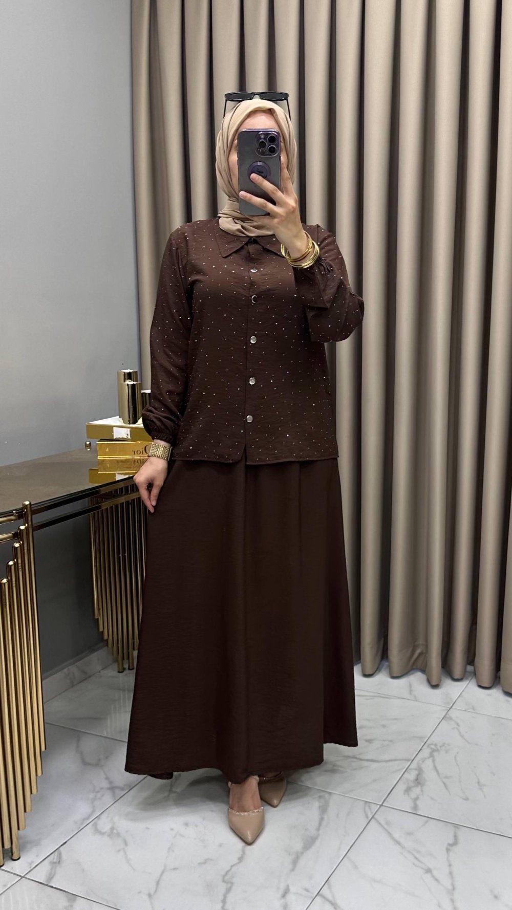 Milen Takım Kahve — Kahverengi