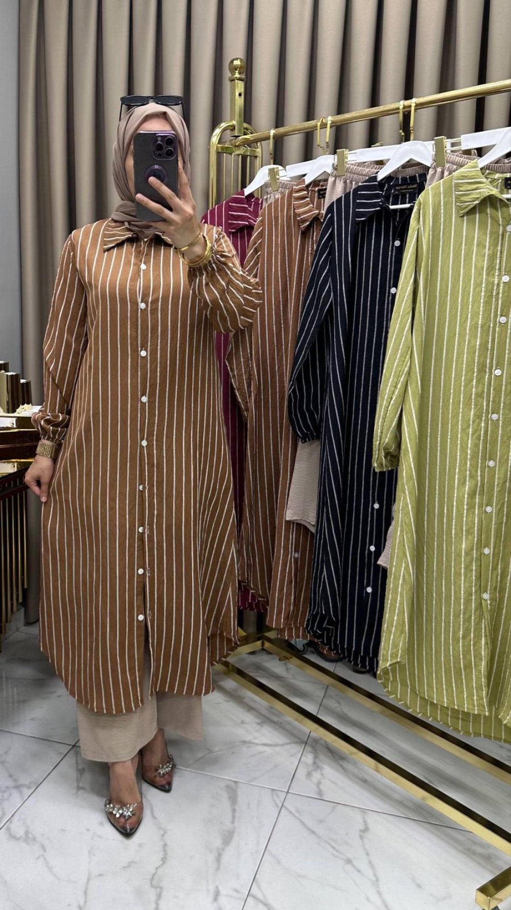 Çizgili Tunik 2 Adet — çoklu renk