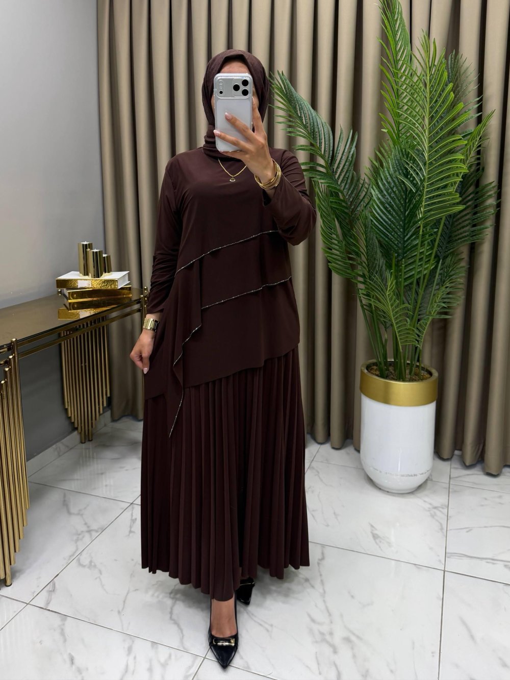 Sevgi Takım Kahve — Kahverengi