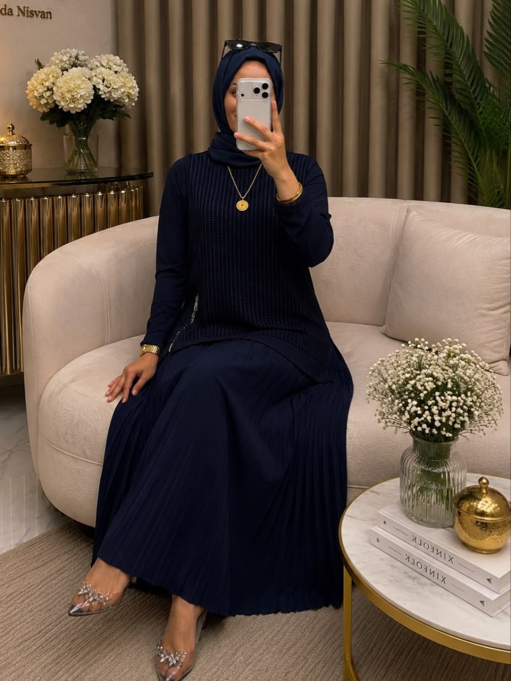 Firuze Takım Lacivert — Lacivert