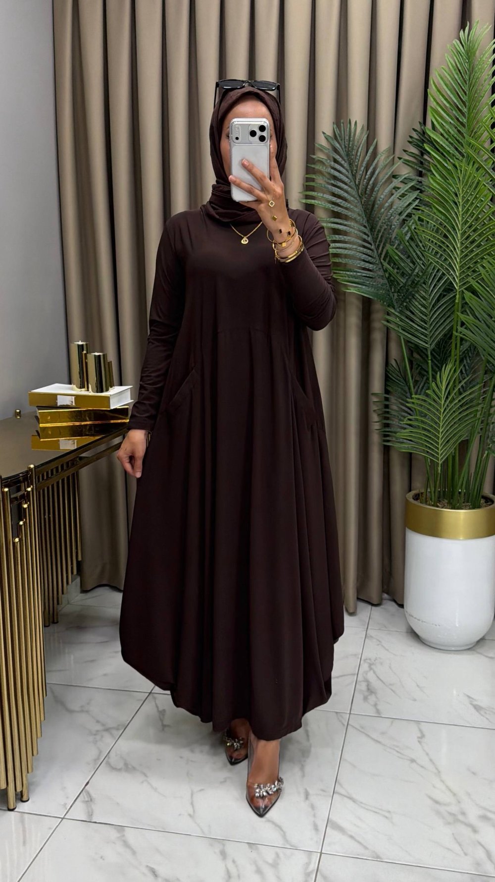 Hira Elbise Kahve — Kahverengi