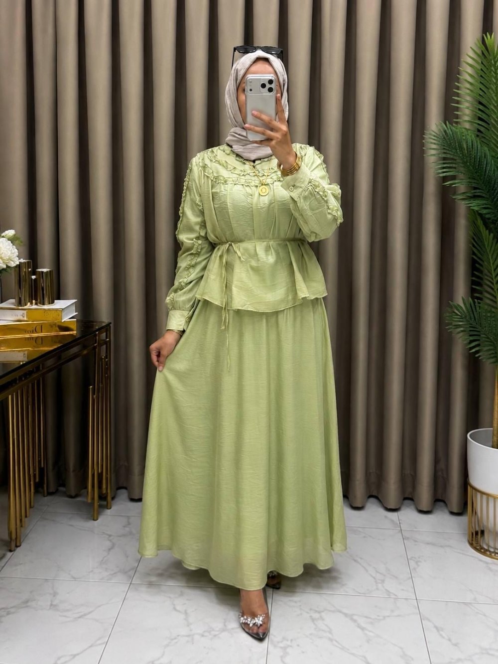Sare Takım Mint — Mint Yeşili