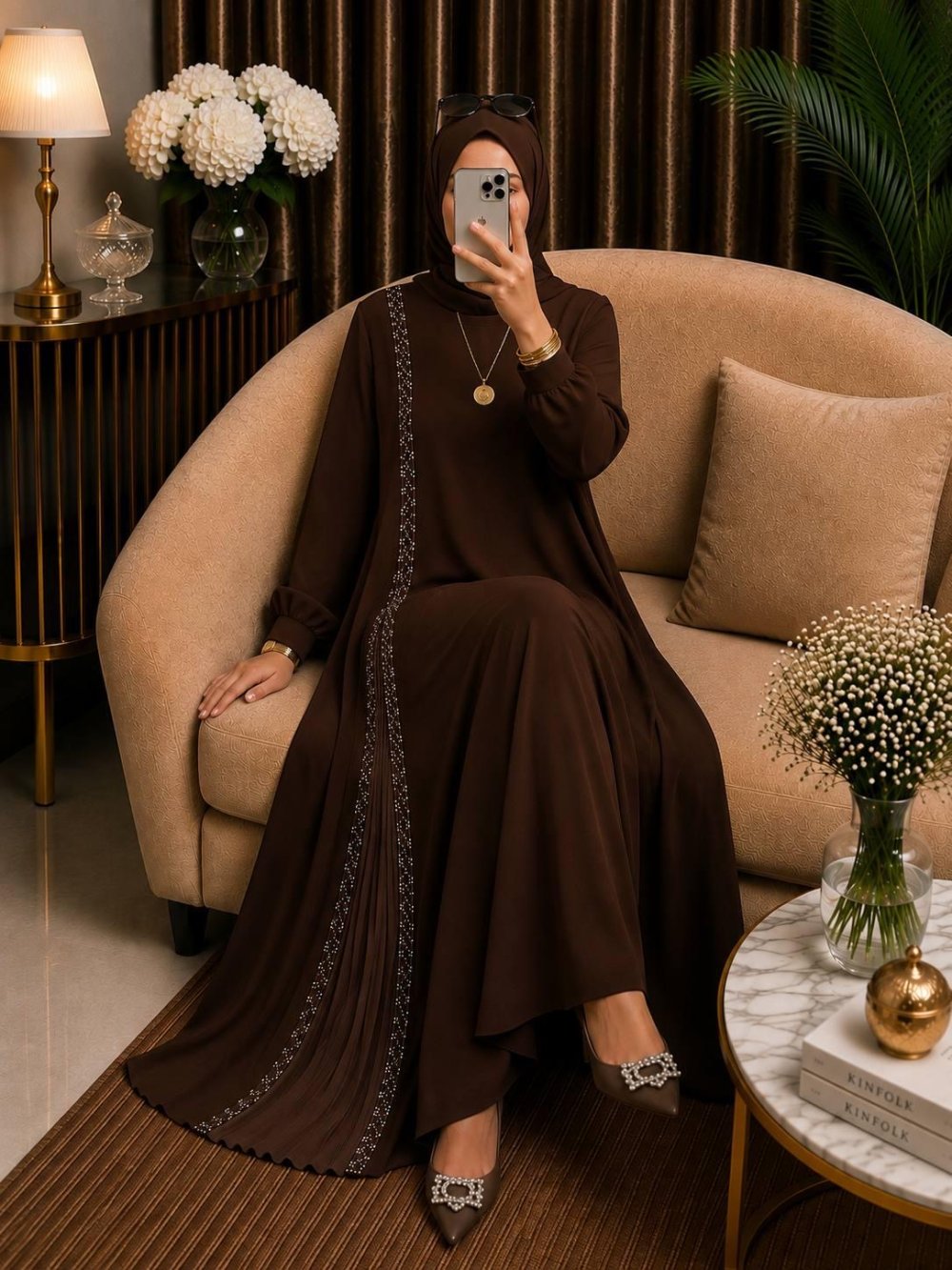 Peri Abiye Kahve — Kahverengi