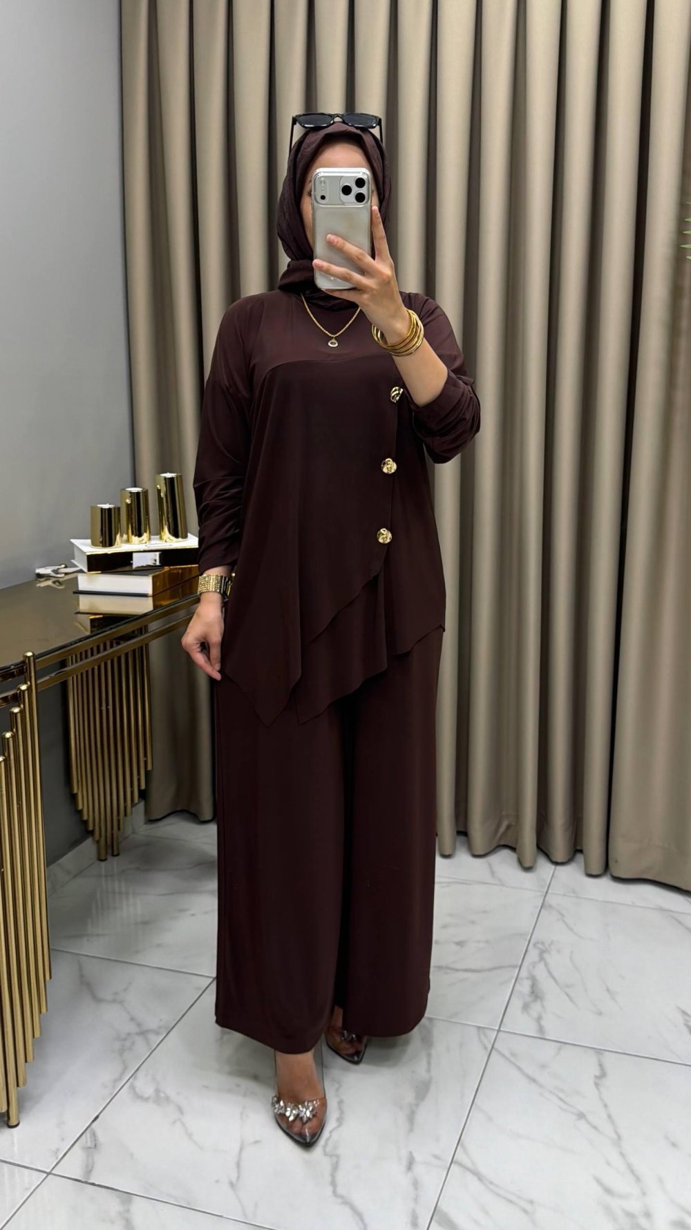 Zeynep Takım Kahve — Kahverengi
