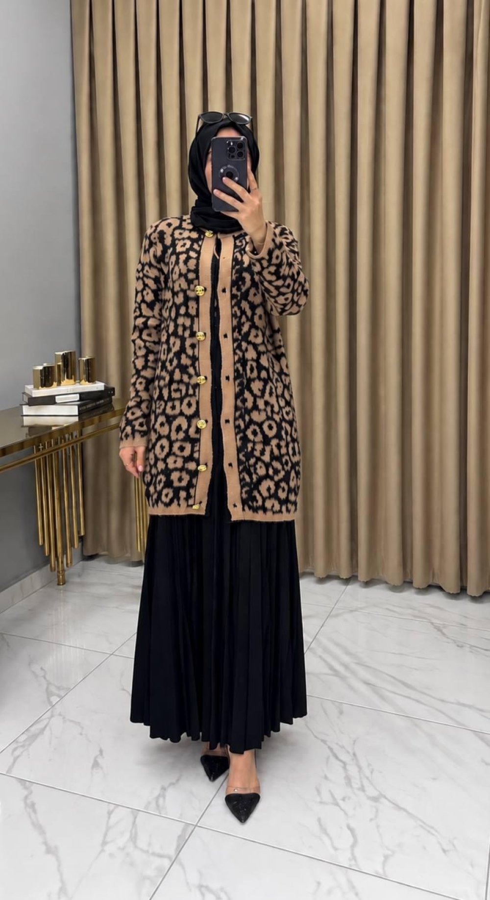 Canan Yumoş Hırka Vizon — Vizon